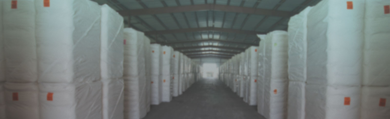 Cotton Bales in Warehouse