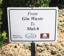 Gin Waste Sign