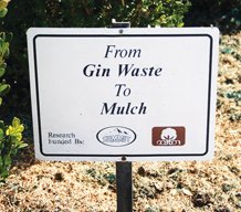 Gin Waste Sign