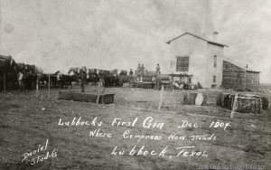 lubbock's first cotton gin